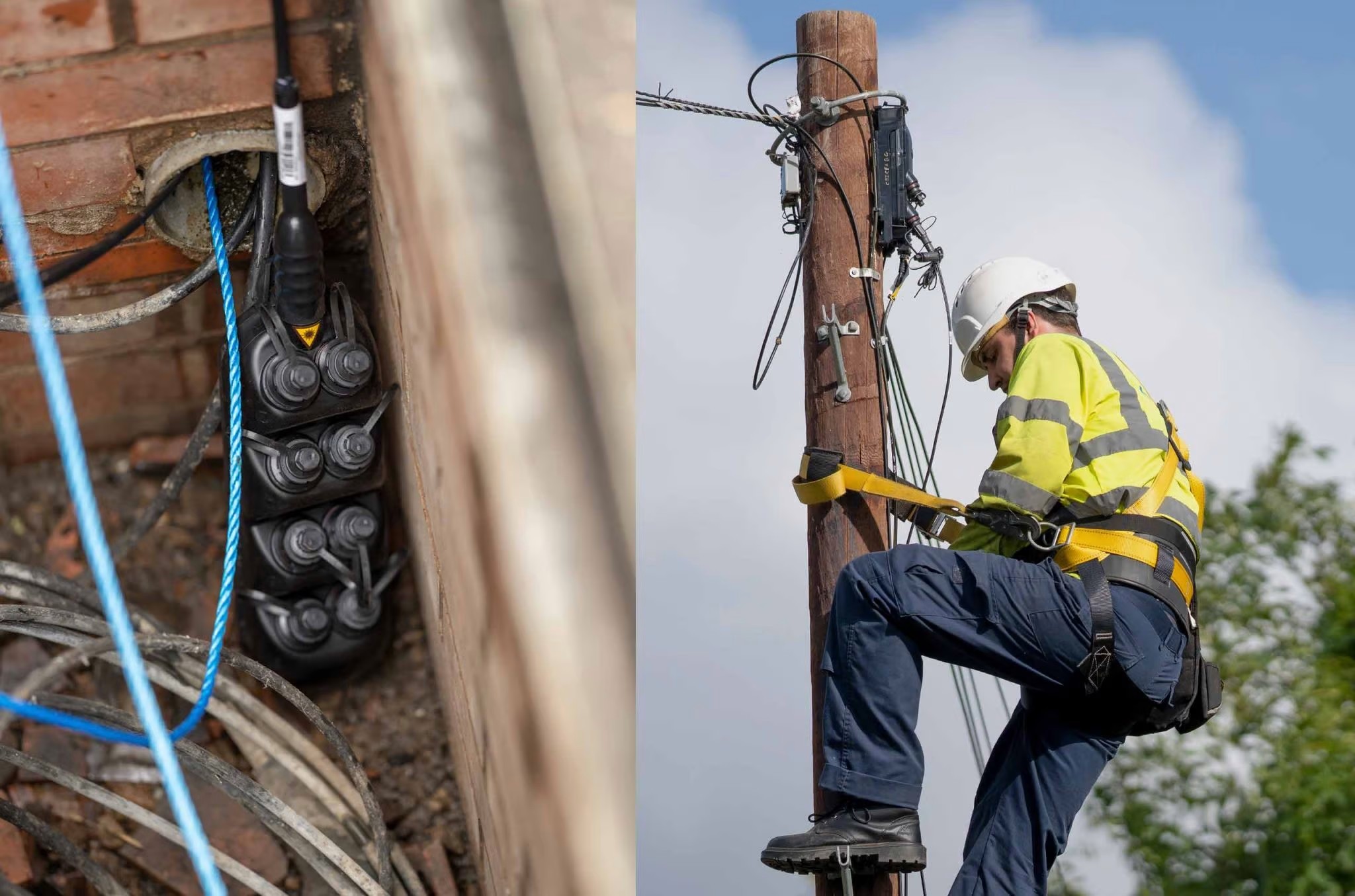 Quels matériaux et équipements sont utilisés dans le réseau FTTH?