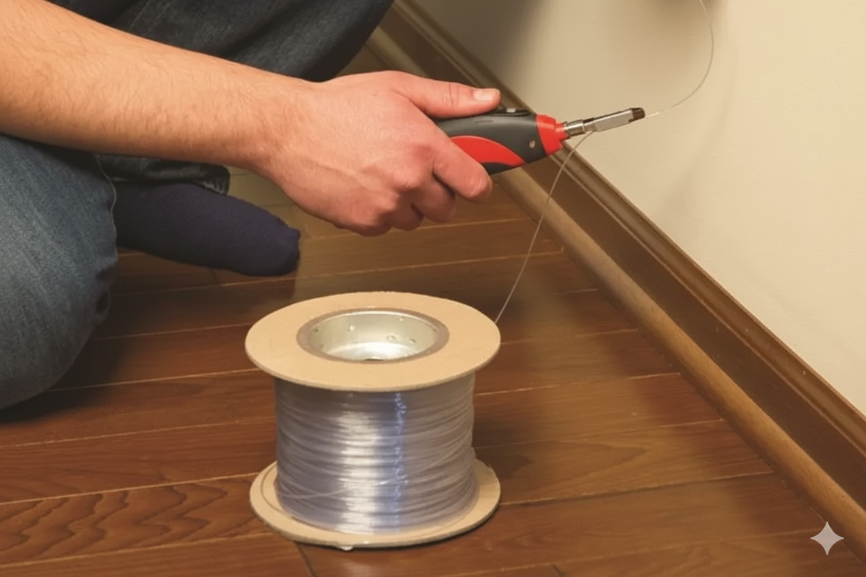 Comment installer un câble à fibre optique invisible Ftth ?
