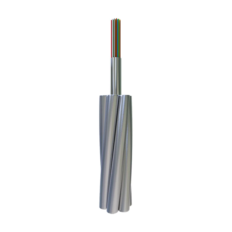 Fil de masse au-dessus de la fibre optique unifiée du tube