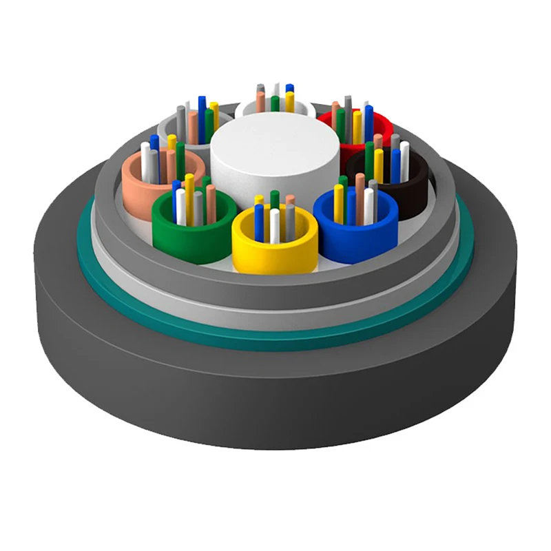 Câble à fibre optique blindé de la résistance non métallique