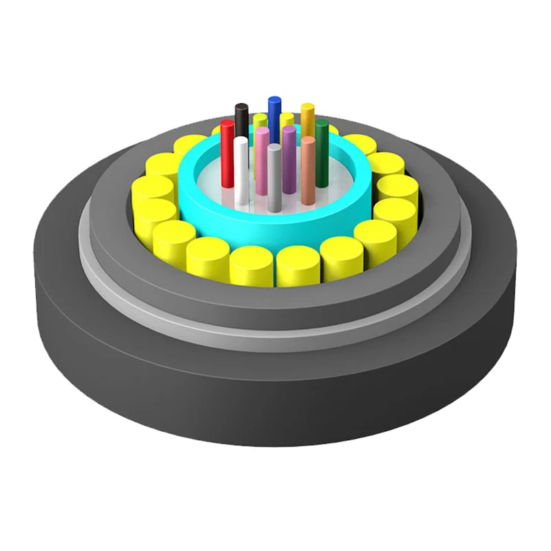 Câble fibre optique anti-gaine non-métallique 73 Sage d'éclairage clair